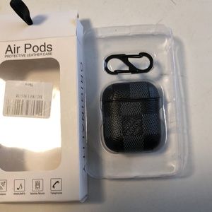Air pods leather case
